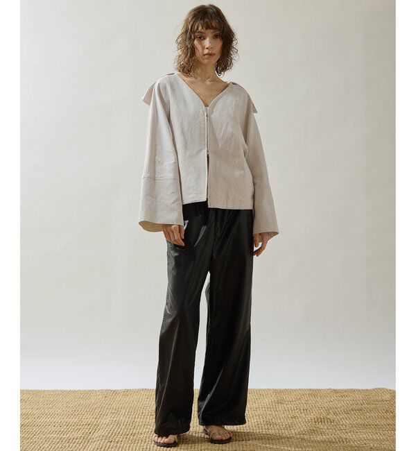 Drawing Numbers「【Drawing Numbers】コットンリネンデニムセーラージャケット」|その他|