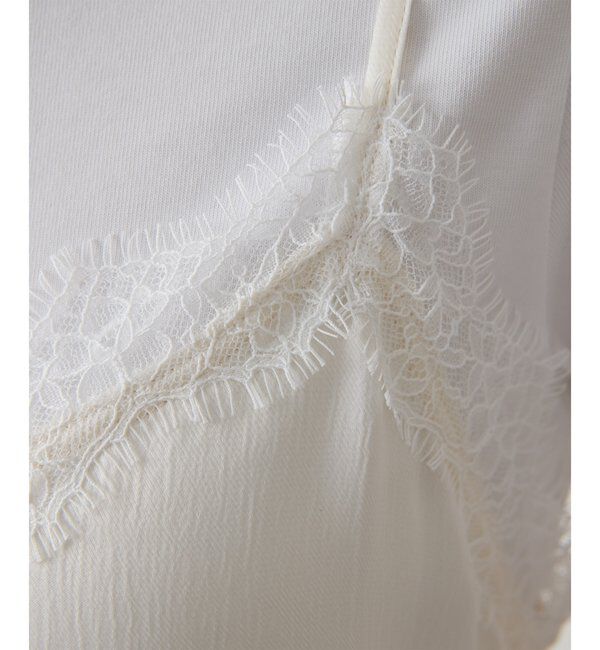 THE PAUSE「【THE PAUSE】レーストリムキャミブラウス」|シャツ・ブラウス|