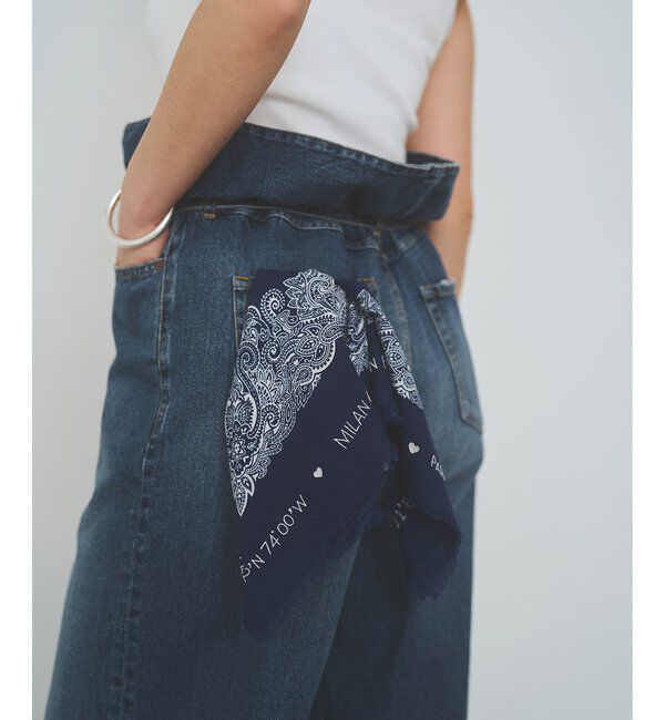  「【CITRUS】別注バンダナ」|マフラー|ネイビー