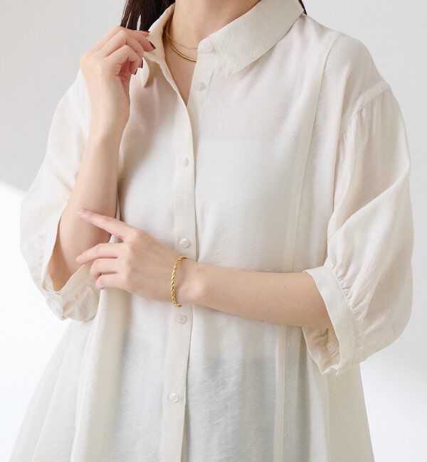  「切替フレアシアーシャツ」|シャツ・ブラウス|