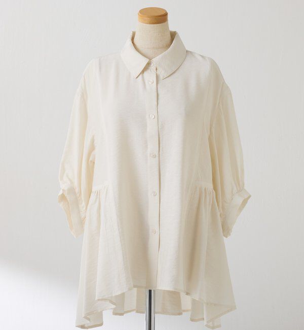  「切替フレアシアーシャツ」|シャツ・ブラウス|