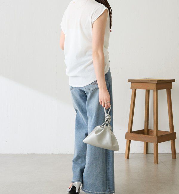  「【上品見えカットソー/シアー】アシメタックフレンチカットソー」|Tシャツ・カットソー|