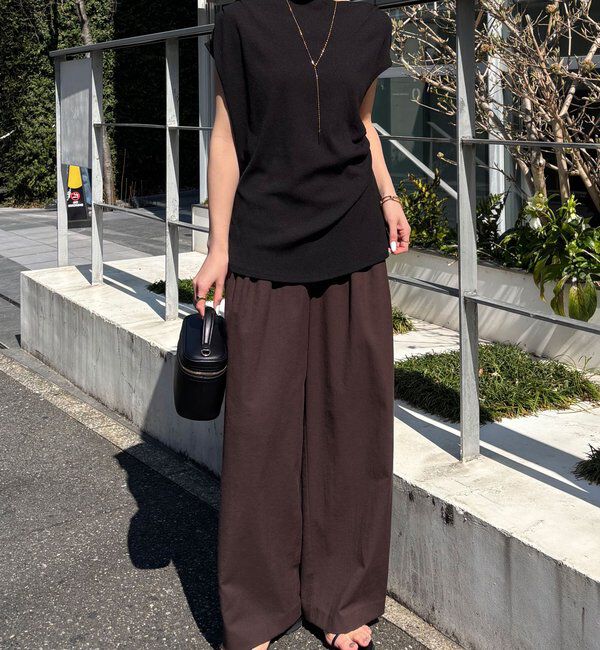  「【上品見えカットソー/シアー】アシメタックフレンチカットソー」|Tシャツ・カットソー|