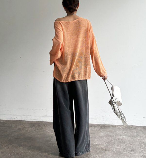  「【デニムなのにスウェット!?】デニムスウェットパンツ」|チノ|