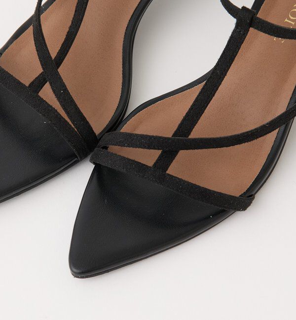  「【抜け感】ポインテッドラインサンダル」|サンダル|