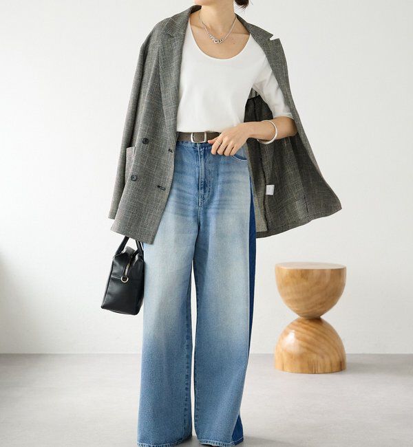  「予約【洗練されたムードに】カラミチェックオーバージャケット」|テーラードジャケット|