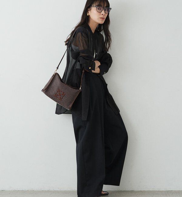  「ナイロンラフィアショルダーバッグ」|ショルダー・メッセンジャー|