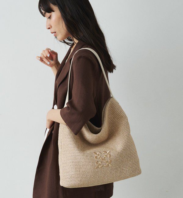  「ナイロンラフィアワンショルダーバッグ」|ショルダー・メッセンジャー|