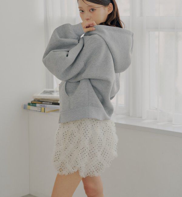  「チュールティアードバルーンショートパンツ」|チノ|