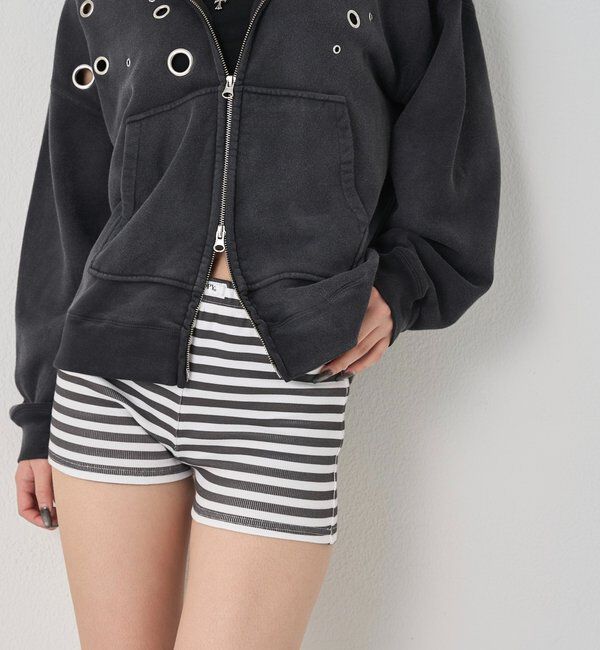  「【SLOPPY/スロッピー】リブショートパンツ」|チノ|