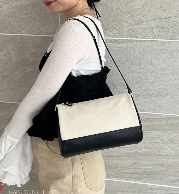  「【LE'MAGE&times;gemeilコラボ】3WAYキャンバスエッグショルダーバッグ」|トートバッグ|