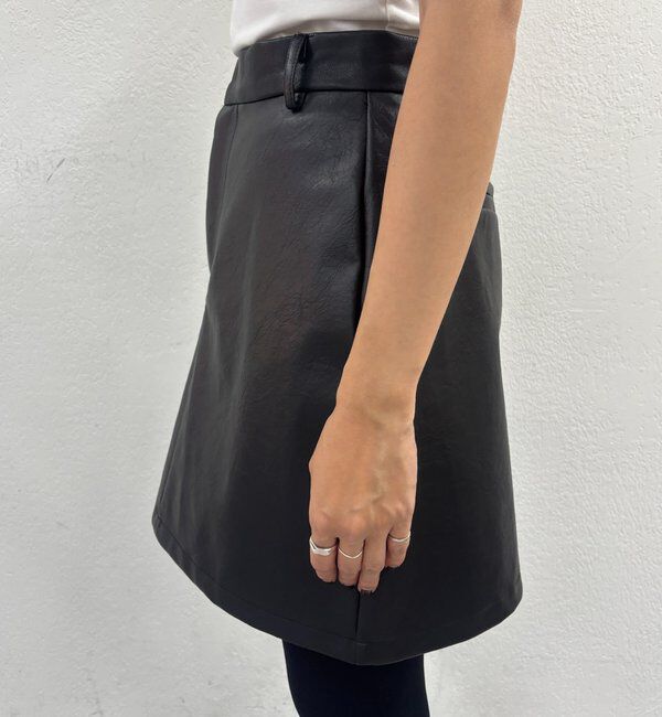  「レザーミニスカート」|スカート|