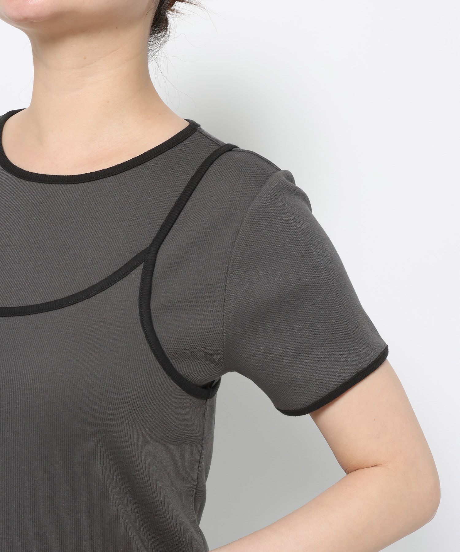 LOWRYS FARM「ハイショク２ＰプルオーバーＳＳ」|Tシャツ・カットソー|