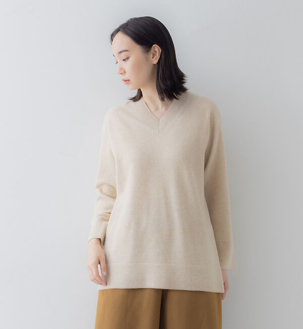 collex「ウルグアイウールVネックプルオーバー」|ニット・セーター|