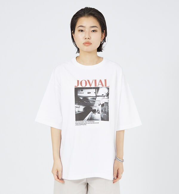 ABAHOUSE「【LE TRIO ABAHOUSE】JOVIAL / グラフィックTシャツ /」|Tシャツ・カットソー|