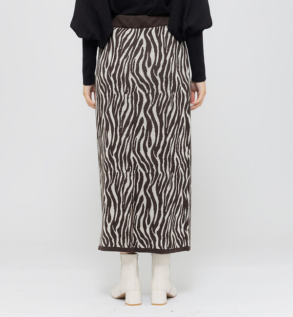 Rouge vif「ジャガードニットスカート」|スカート|