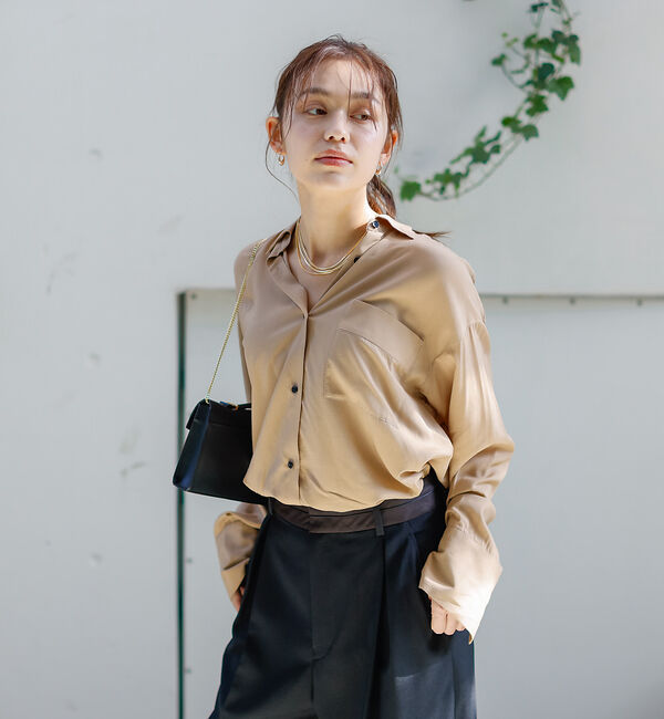 Rouge vif「レーヨンとろみシャツ」|シャツ・ブラウス|