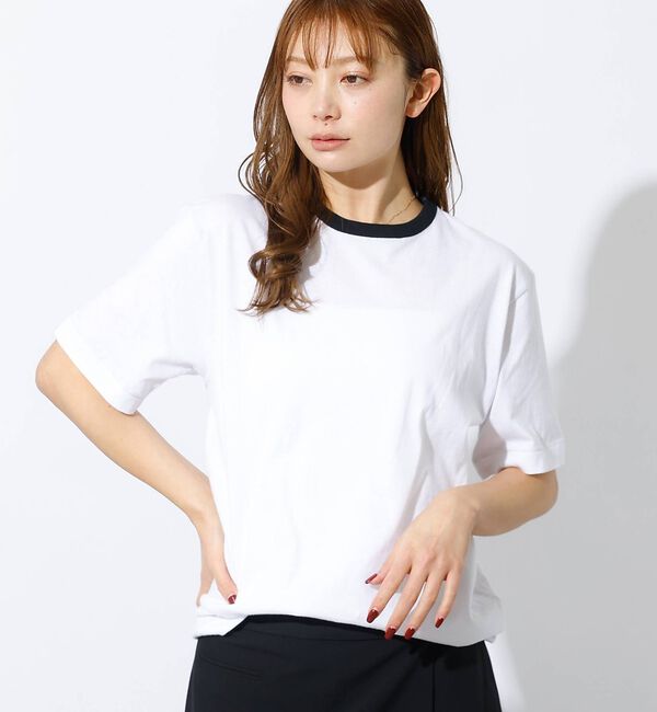 Rouge vif「【HANES/ヘインズ】リバーシブルTシャツ by THE DODO JEAN」|Tシャツ・カットソー|ホワイト