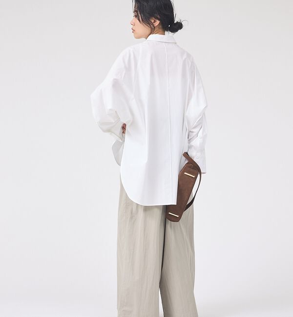 Rouge vif「ドルマンストレッチブロードビックシャツ」|シャツ・ブラウス|