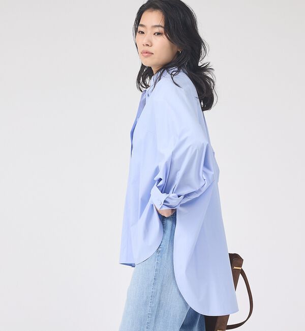 Rouge vif「ドルマンストレッチブロードビックシャツ」|シャツ・ブラウス|