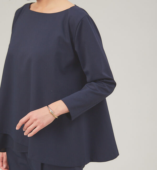 qualite「【セットアップ対応】ポンチレイヤードプルオーバー」|Tシャツ・カットソー|