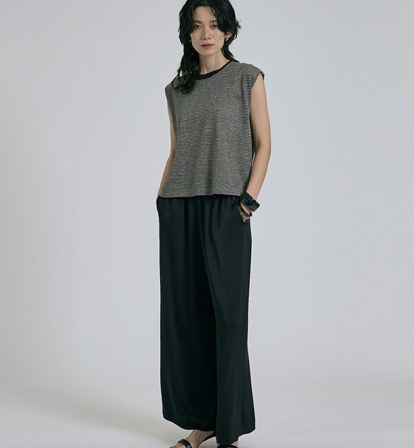 qualite「【前後着用可能！】ラメ2WAYニット【予約】」|ベスト・ジレ|