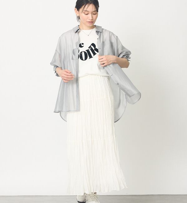 abahouse mavie「【着回し自由自在】シアーシャツ【予約】」|シャツ・ブラウス|