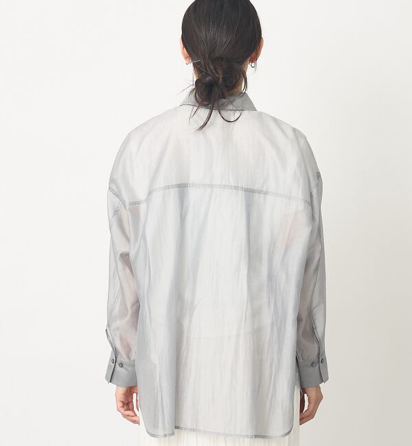 abahouse mavie「【着回し自由自在】シアーシャツ【予約】」|シャツ・ブラウス|