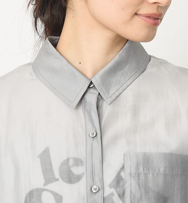 abahouse mavie「【着回し自由自在】シアーシャツ【予約】」|シャツ・ブラウス|