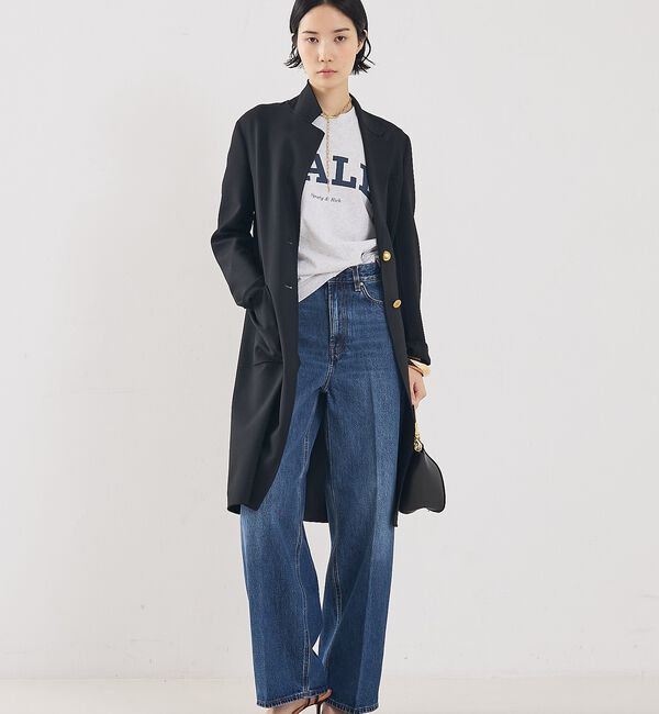 The Store by C' 「【Sporty&Rich】Yale Classic T-Shirt／ロゴTシャツ」|Tシャツ・カットソー|