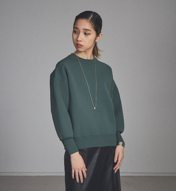 NOMINE「ラメプレーティングボリュームスリーブニット」|ニット・セーター|