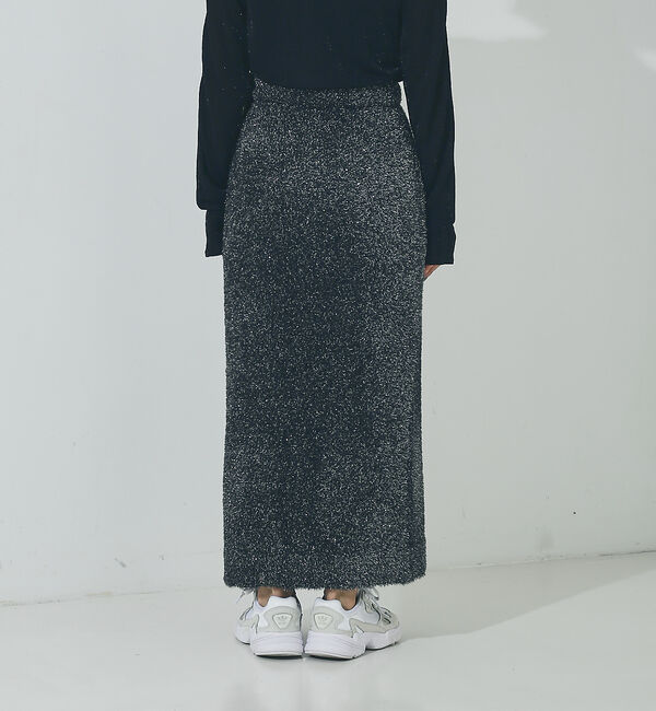 NOMINE「【セットアップ対応可】ラメシャギータイトニットスカート」|スカート|