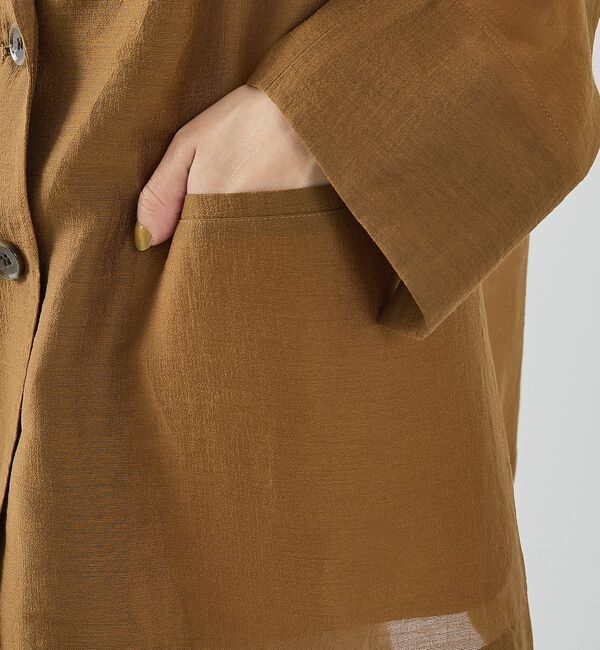NOMINE「バックスリット シルキー シアー ジャケット」|その他|