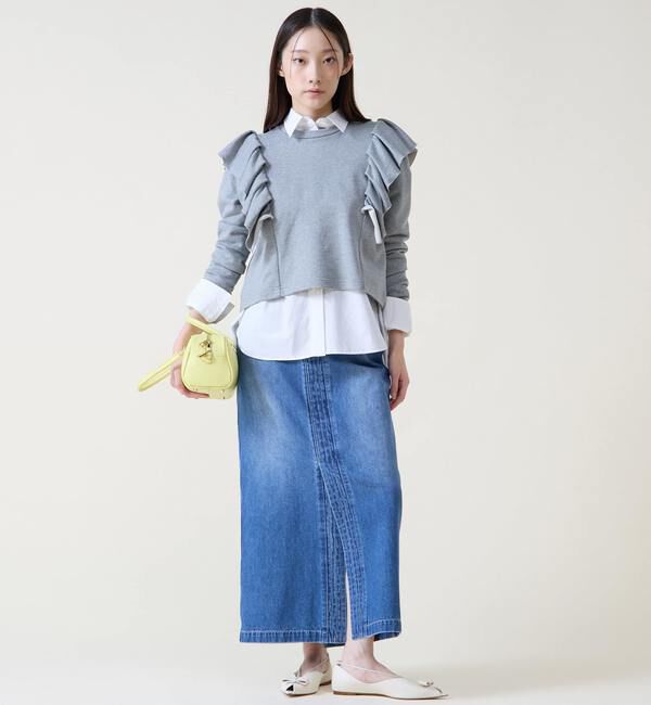 TIARA「フリルスウェット」|Tシャツ・カットソー|