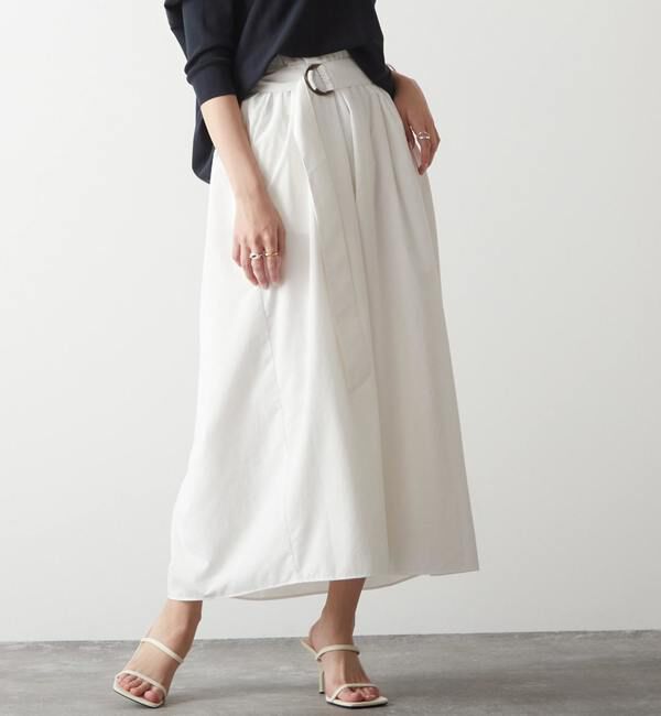Liesse「ギャザースカート」|スカート|ホワイト