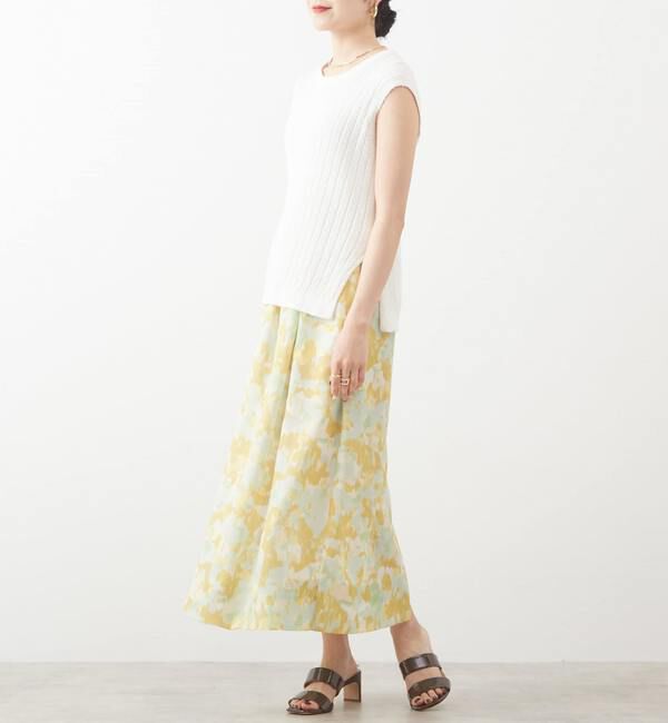 Liesse「カラーペイントスカート」|スカート|