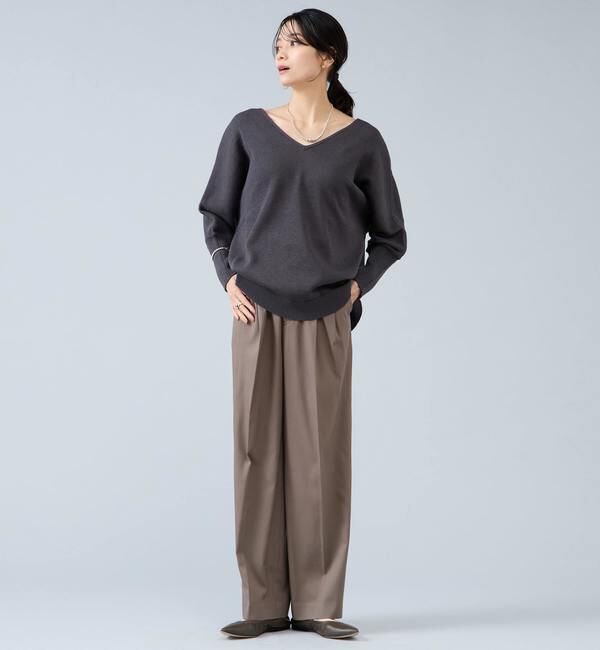 Liesse「レースアップニット」|ニット・セーター|