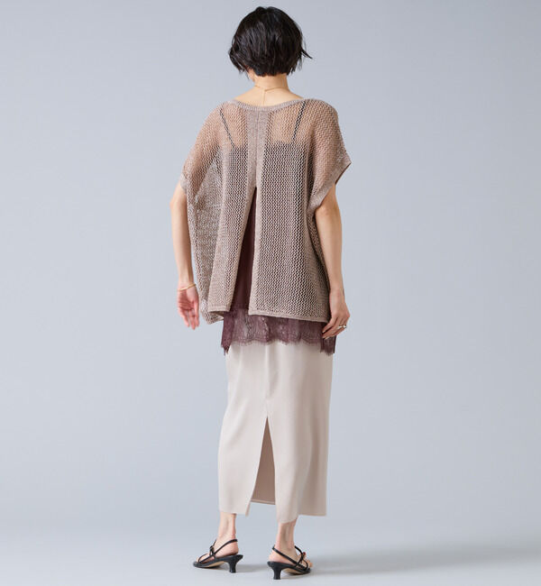 Liesse「ジョーゼットナロースカート」|スカート|