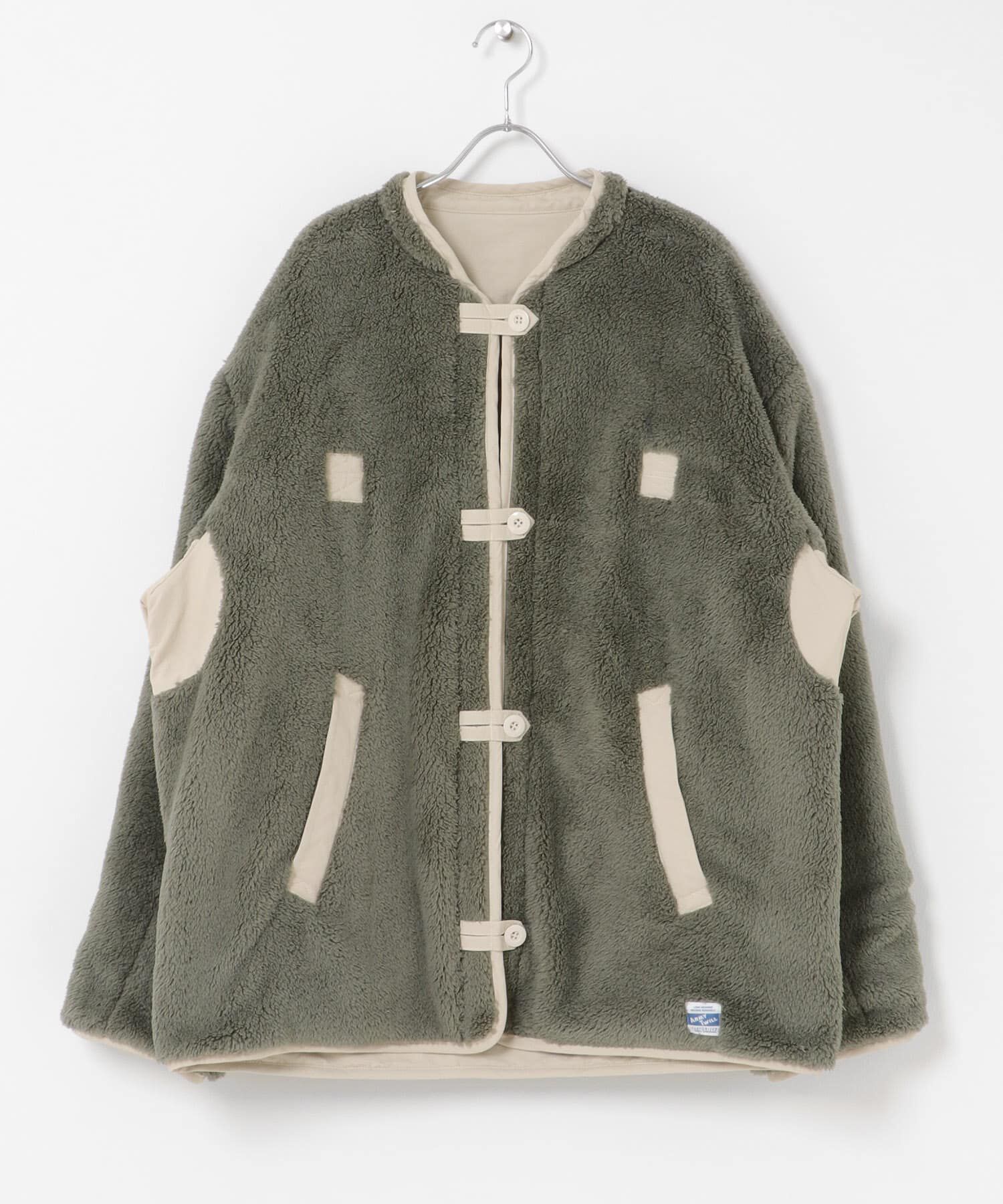 Sonny Label 「『別注』ARMY TWILL&times;Sonny Label　Reversible Jacket」|ノーカラーコート|