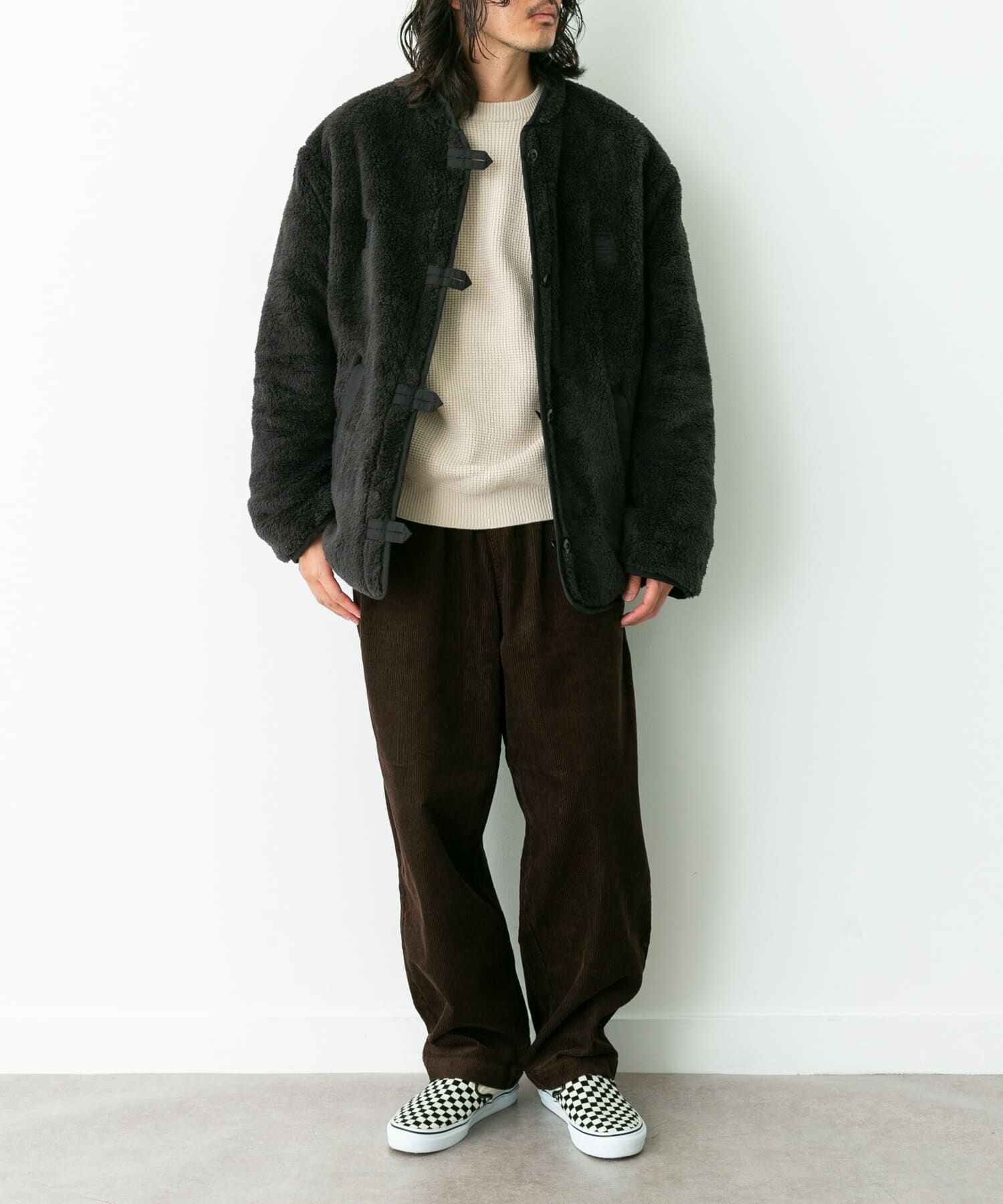 Sonny Label 「『別注』ARMY TWILL&times;Sonny Label　Reversible Jacket」|ノーカラーコート|