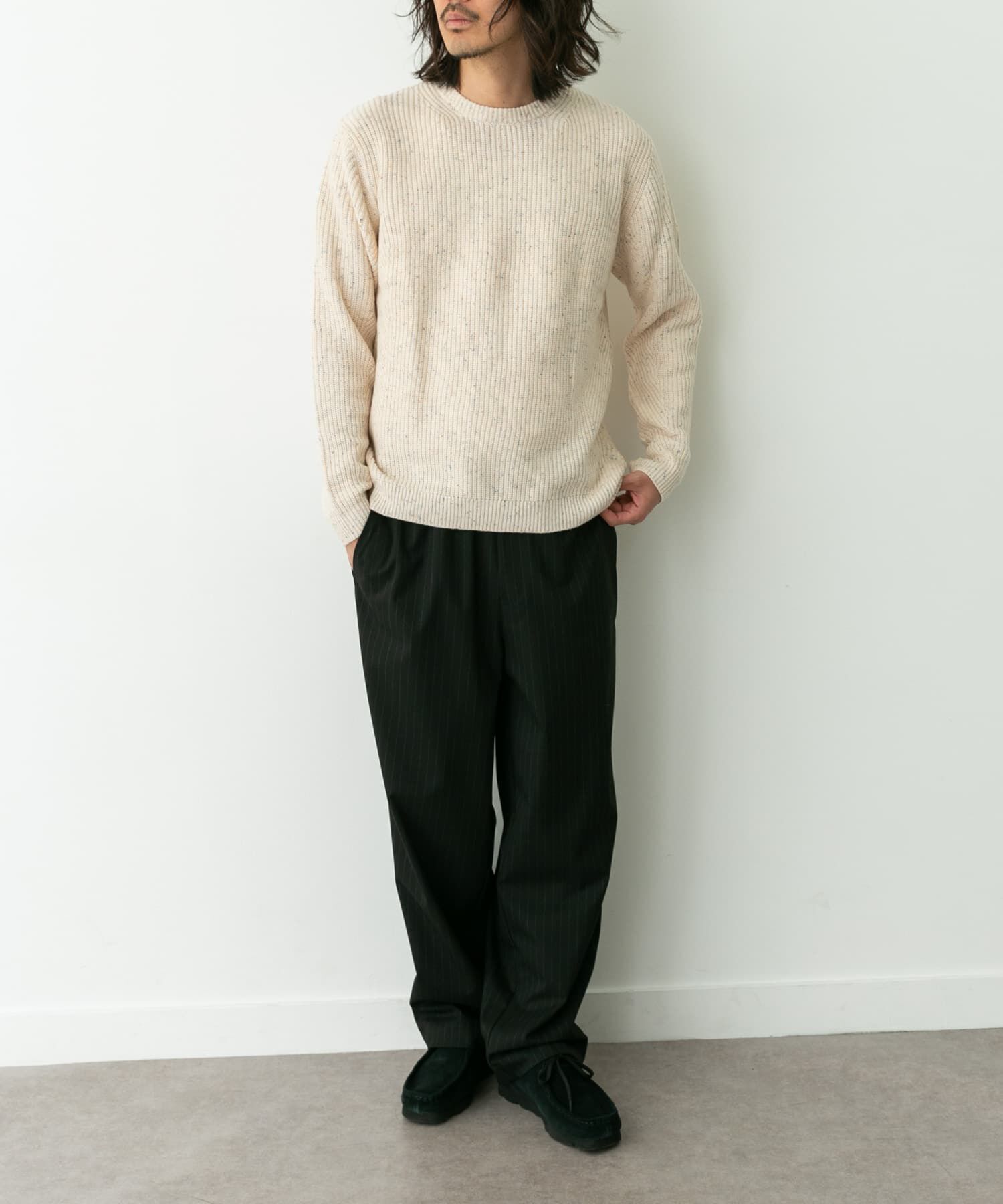 Sonny Label 「ウォッシャブルウール混クルーネックニット」|ニット・セーター|