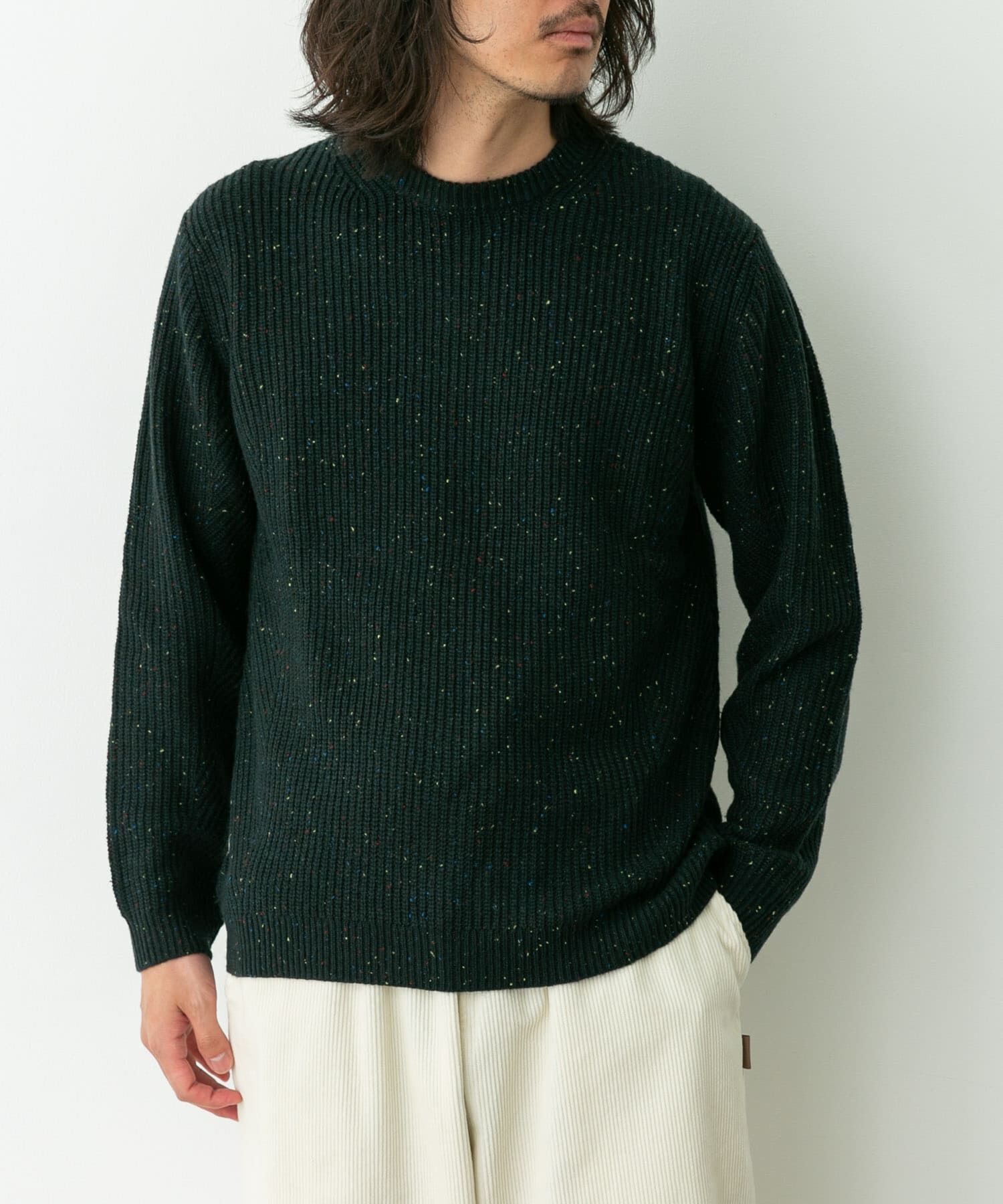 Sonny Label 「ウォッシャブルウール混クルーネックニット」|ニット・セーター|