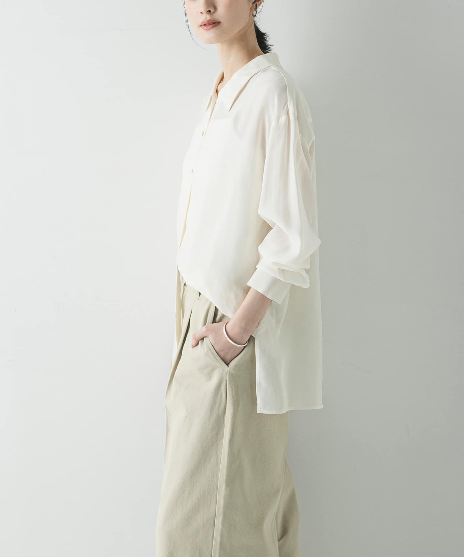 URBAN RESEARCH「キュプラシャツ」|シャツ・ブラウス|