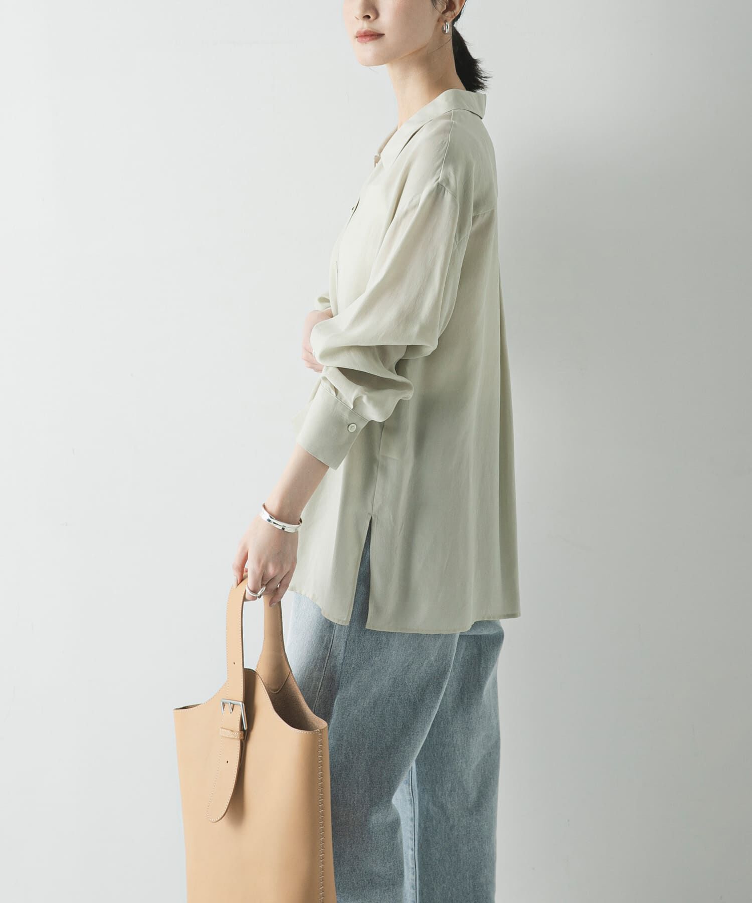 URBAN RESEARCH「キュプラシャツ」|シャツ・ブラウス|