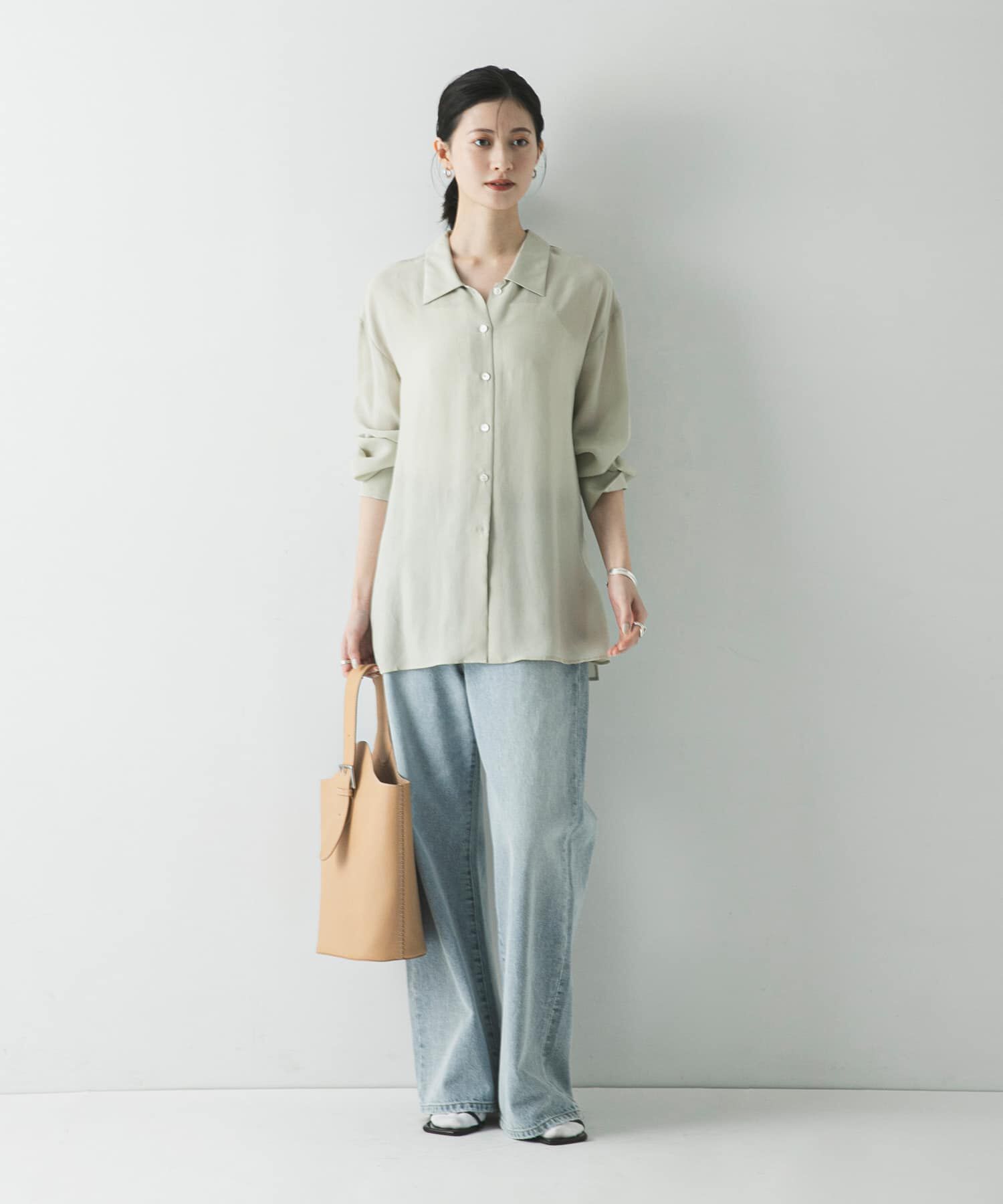 URBAN RESEARCH「キュプラシャツ」|シャツ・ブラウス|