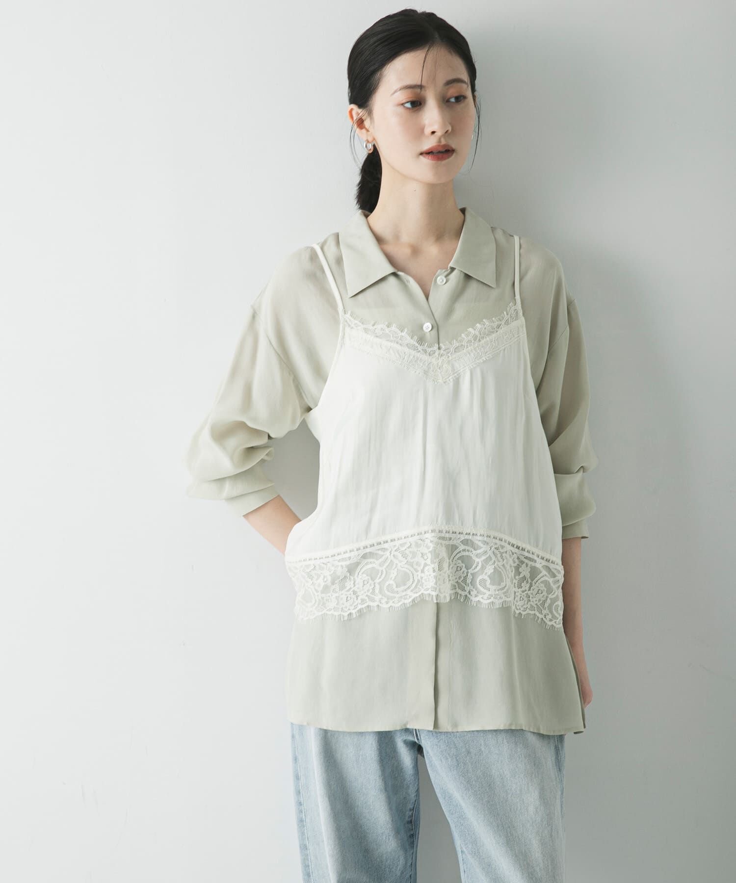 URBAN RESEARCH「キュプラシャツ」|シャツ・ブラウス|