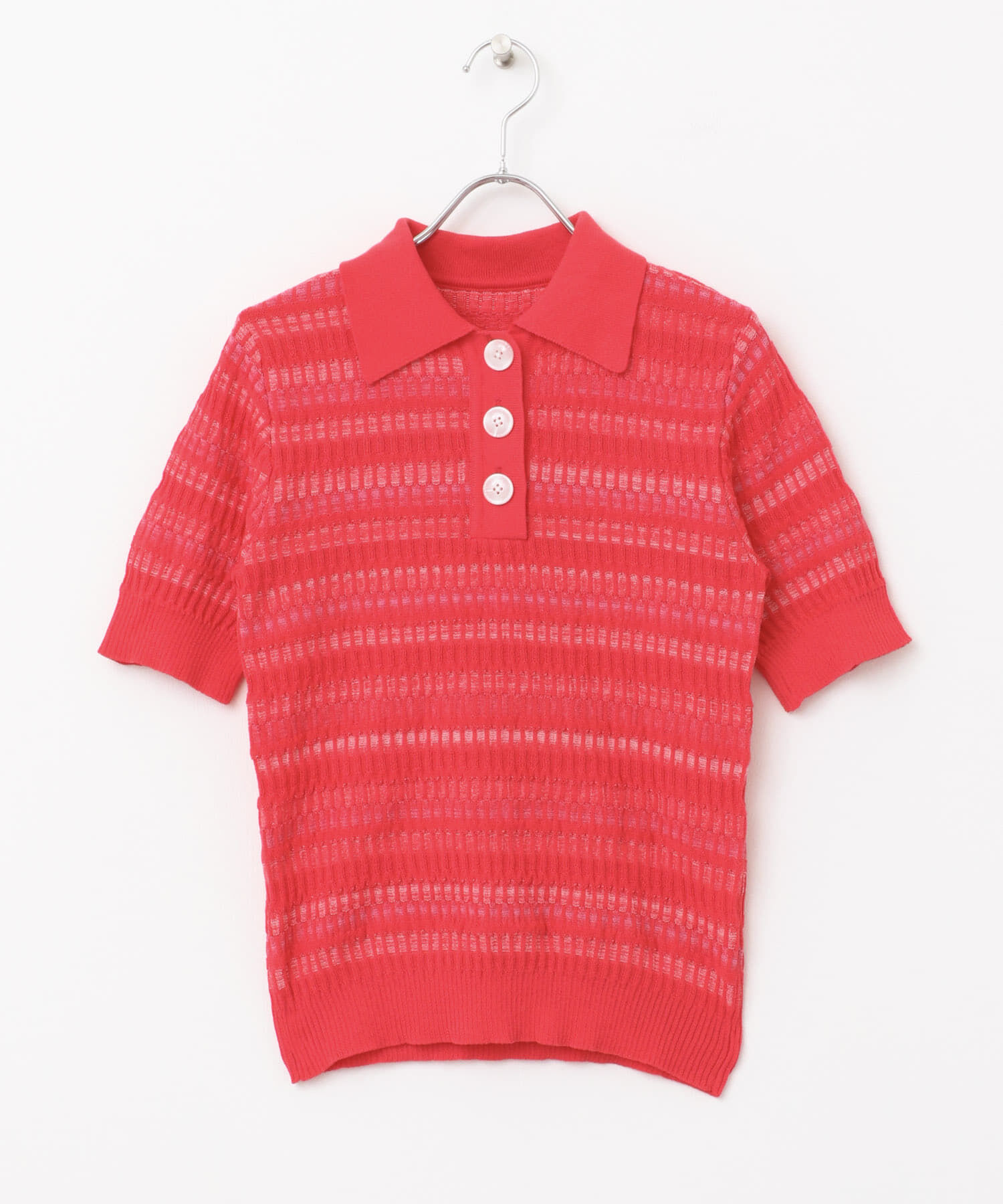 SENSE OF PLACE by URBAN RESEARCH「マルチボーダーエリツキトップ」|ニット・セーター|