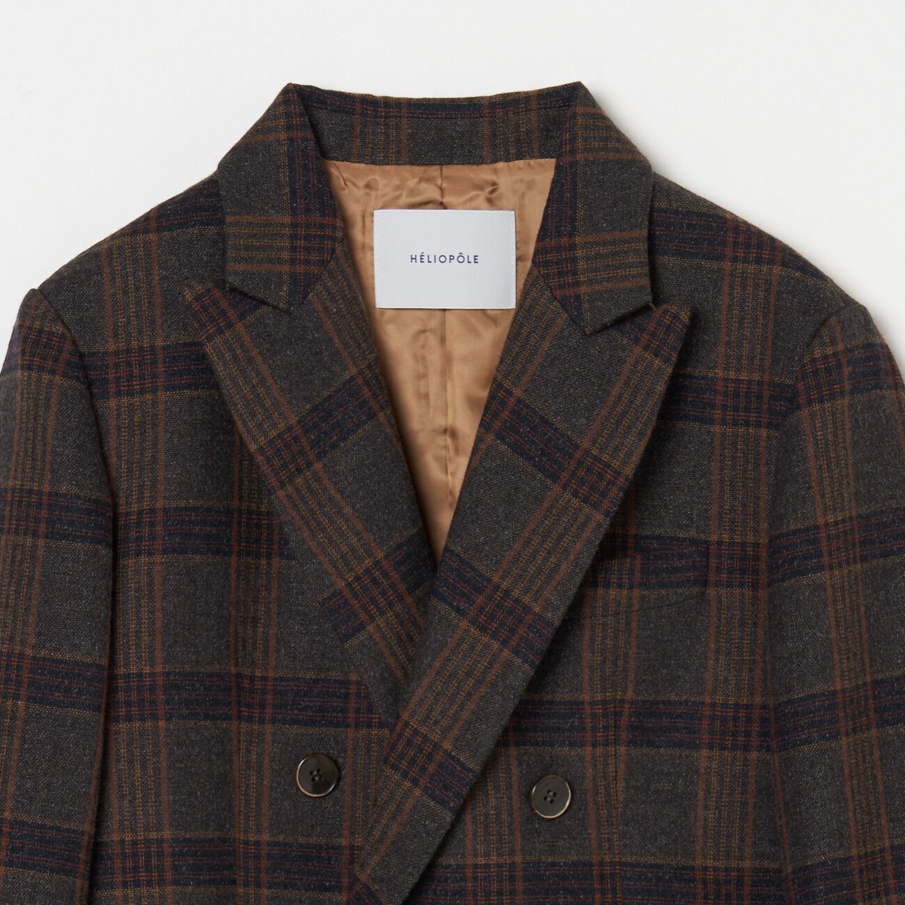 HELIOPOLE「HELIOPOLE the Ellison W Jacket (TOMAS WOOL CHECK)」|デニムジャケット|