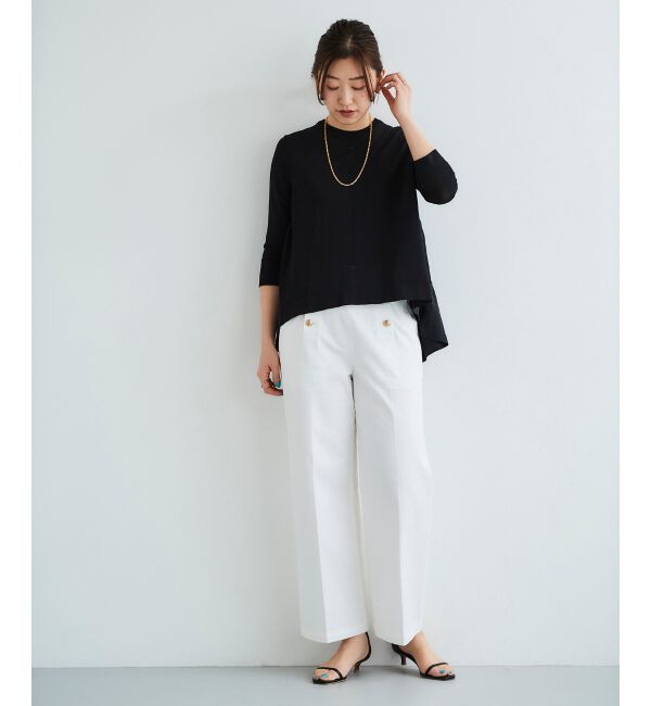 le.coeur blanc「TORRAZZO DONNAティアードドッキングニット」|ニット・セーター|
