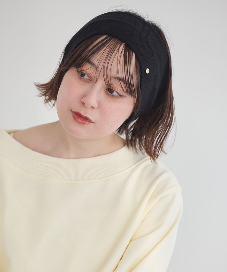 earth music&ecology「リブニットターバン」|その他|Black